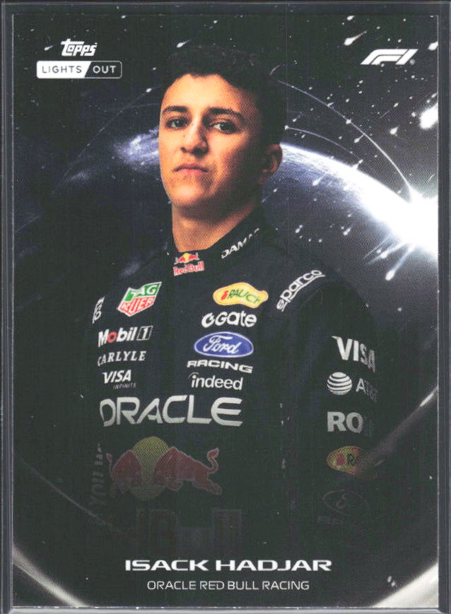 2026 Topps Formula 1 Lights Out Lights Out Isack Hadjar - framsida