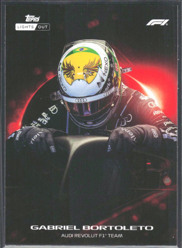 2026 Topps Formula 1 Lights Out Halo Gabriel Bortoleto - framsida