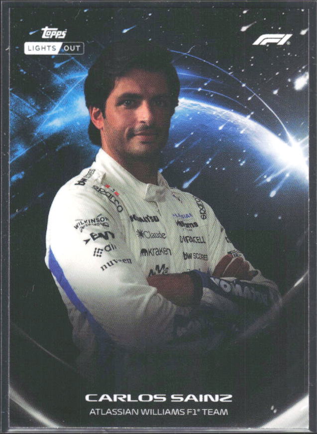 2026 Topps Formula 1 Lights Out Lights Out Carlos Sainz - framsida