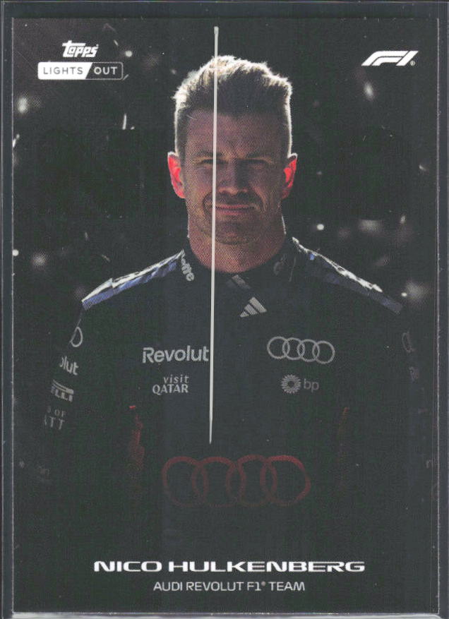 2026 Topps Formula 1 Lights Out Nero Nico Hülkenberg - framsida