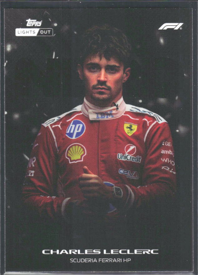 2026 Topps Formula 1 Lights Out Nero Charles Leclerc - framsida