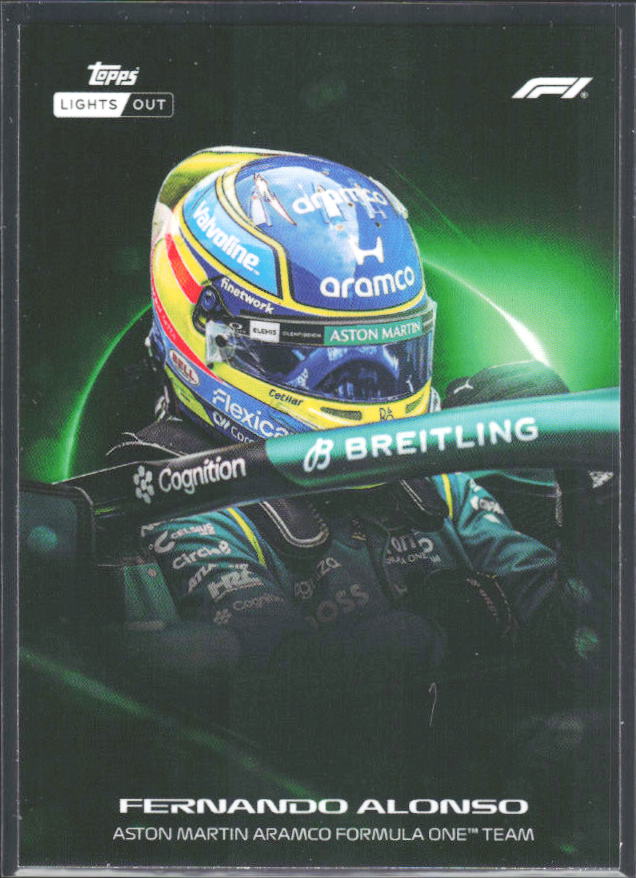 2026 Topps Formula 1 Lights Out Halo Fernando Alonso - framsida