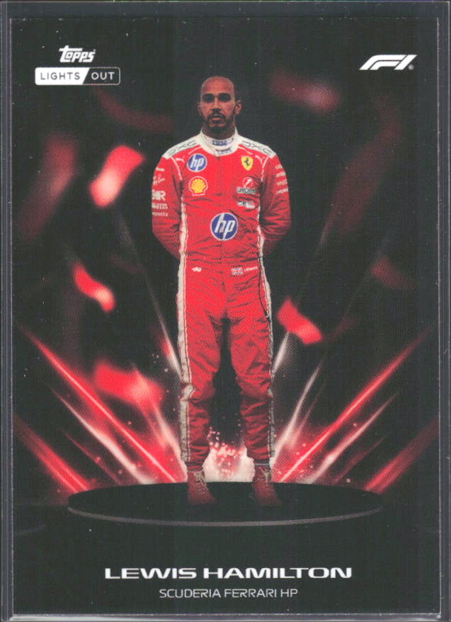 2026 Topps Formula 1 Lights Out Lumina Lewis Hamilton - framsida