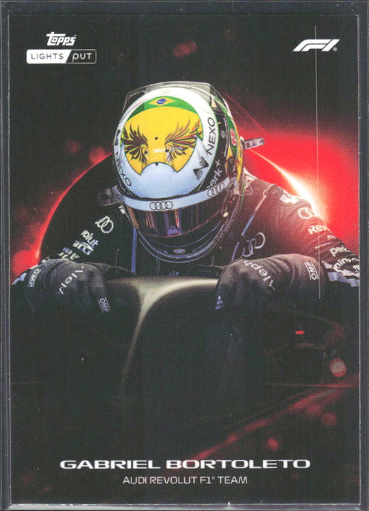 2026 Topps Formula 1 Lights Out Halo Gabriel Bortoleto - framsida
