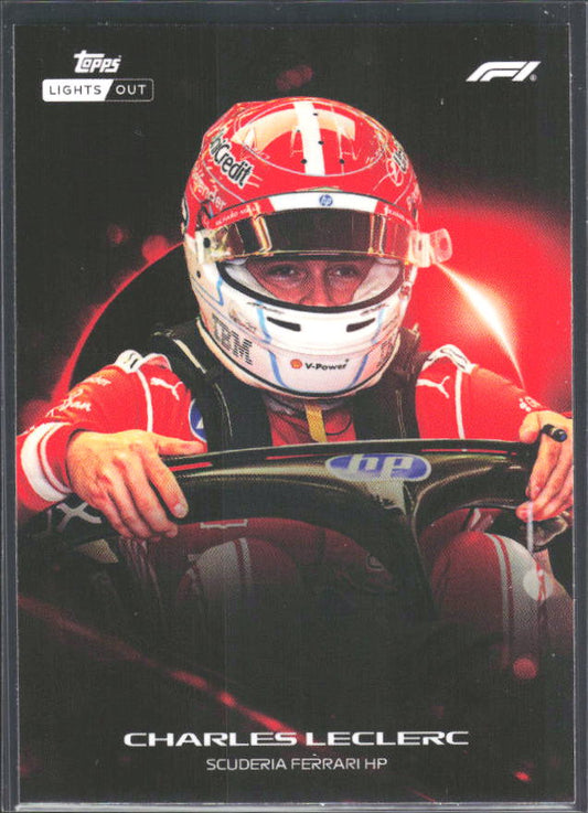 2026 Topps Formula 1 Lights Out Halo Charles Leclerc - framsida