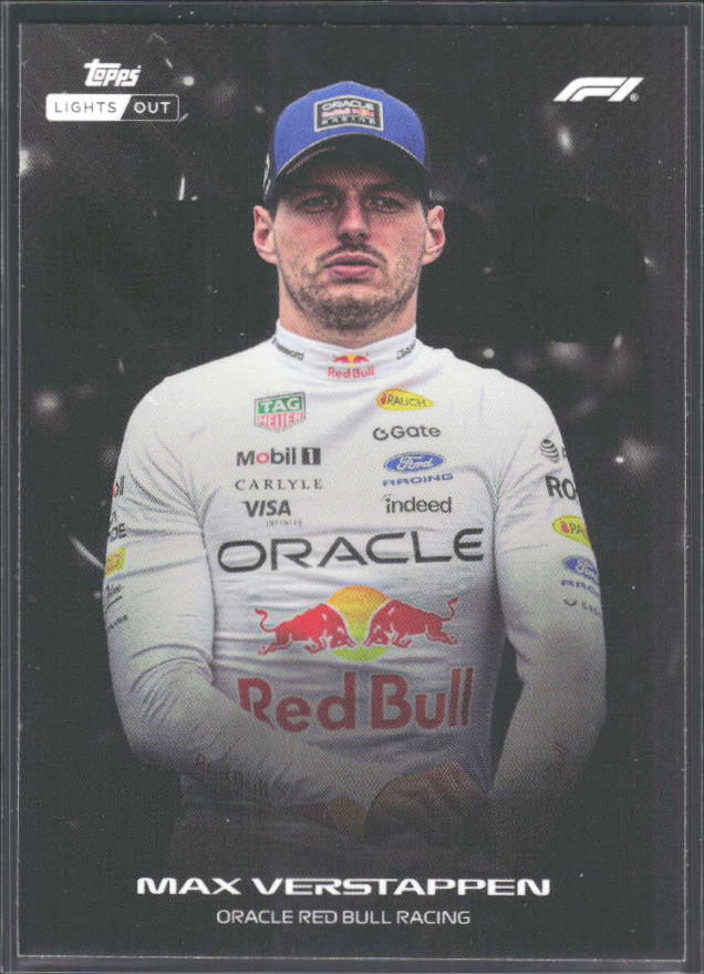 2026 Topps Formula 1 Lights Out Nero Max Verstappen - framsida