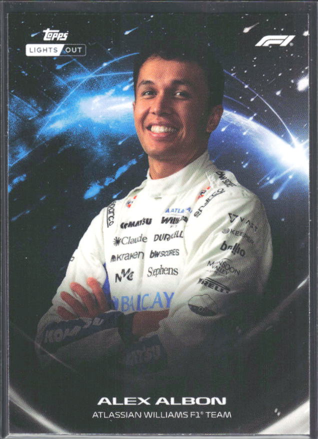 2026 Topps Formula 1 Lights Out Lights Out Alex Albon - framsida