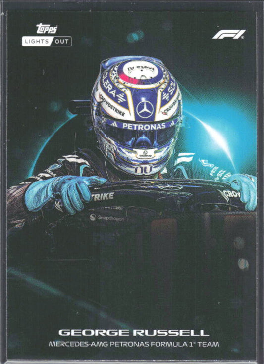 2026 Topps Formula 1 Lights Out Halo George Russell - framsida