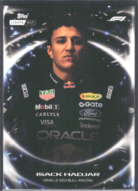2026 Topps Formula 1 Lights Out Ignite Isack Hadjar - framsida