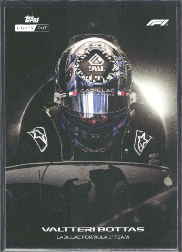 2026 Topps Formula 1 Lights Out Halo Valtteri Bottas - framsida