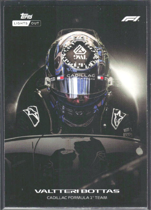 2026 Topps Formula 1 Lights Out Halo Valtteri Bottas - framsida