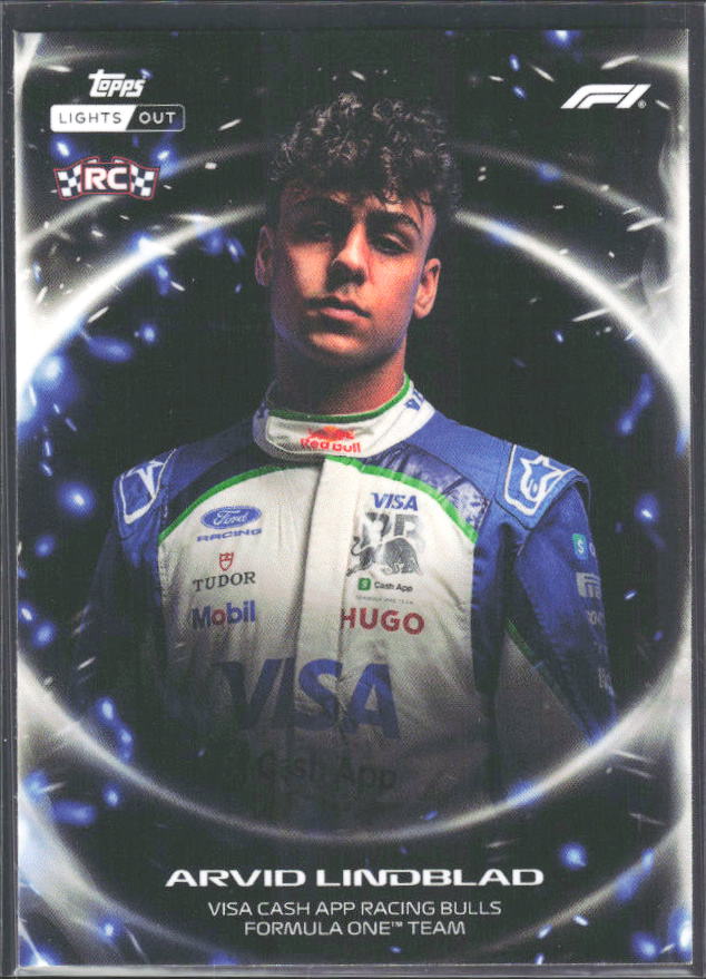 2026 Topps Formula 1 Lights Out Ignite Arvid Lindblad - framsida