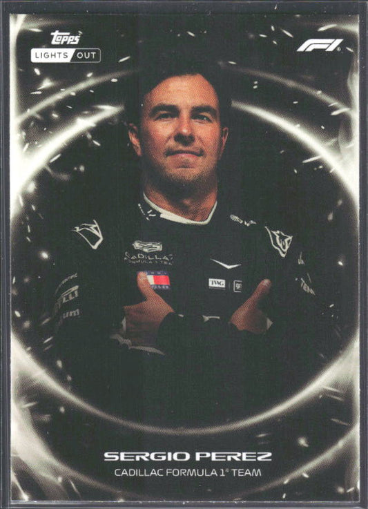 2026 Topps Formula 1 Lights Out Ignite Sergio Perez - framsida