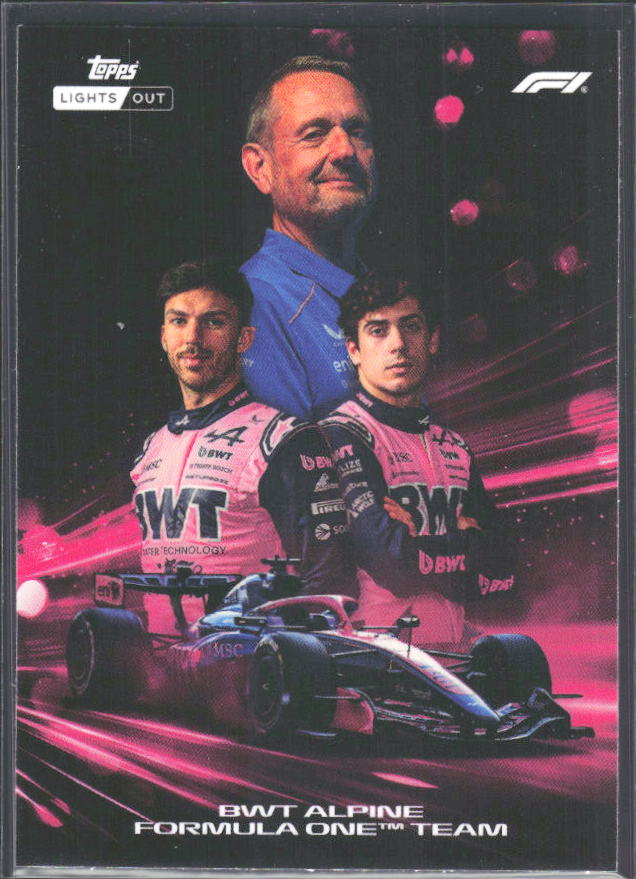 2026 Topps Formula 1 Lights Out Powertrain Steve Nielsen / Pierre Gasly / Franco Colapinto - framsida