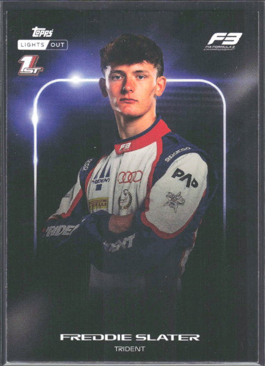 2026 Topps Formula 1 Lights Out Next Gen Freddie Slater - framsida