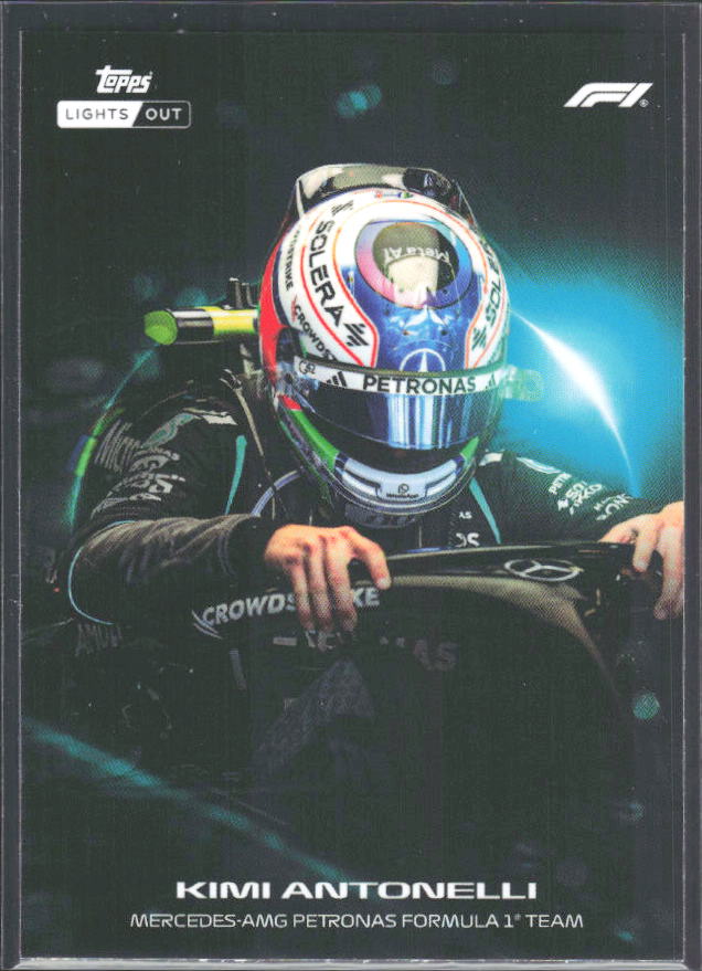 2026 Topps Formula 1 Lights Out Halo Kimi Antonelli - framsida