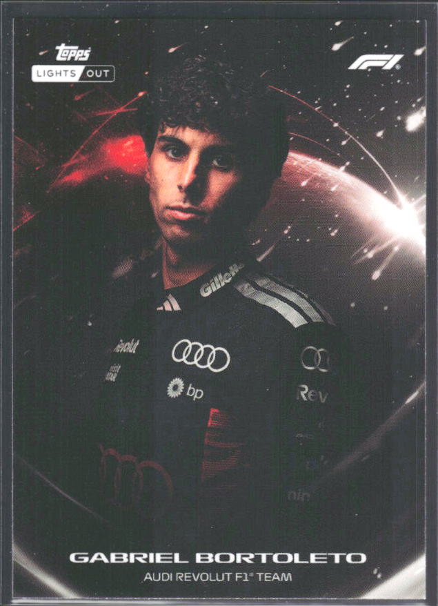 2026 Topps Formula 1 Lights Out Lights Out Gabriel Bortoleto - framsida