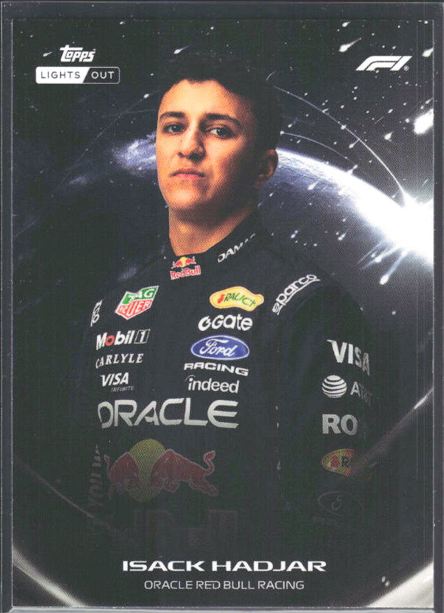 2026 Topps Formula 1 Lights Out Lights Out Isack Hadjar - framsida