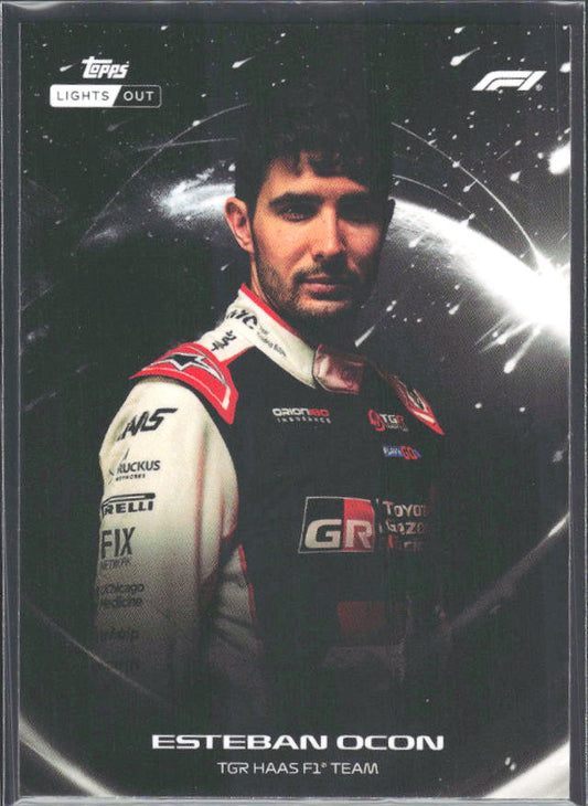 2026 Topps Formula 1 Lights Out Lights Out Esteban Ocon - framsida