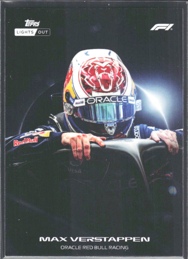 2026 Topps Formula 1 Lights Out Halo Max Verstappen - framsida