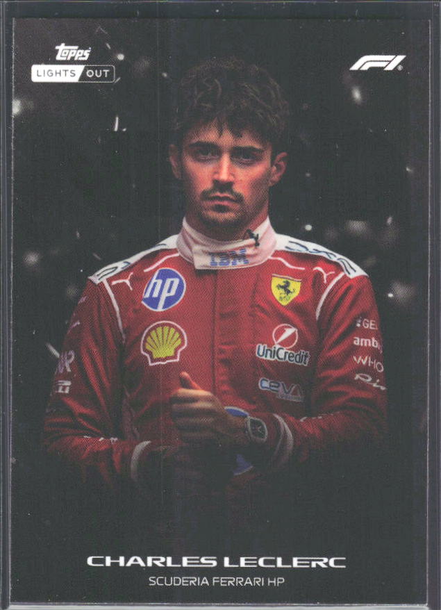 2026 Topps Formula 1 Lights Out Nero Charles Leclerc - framsida