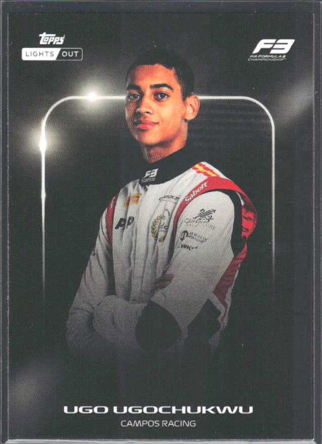 2026 Topps Formula 1 Lights Out Next Gen Ugo Ugochukwu - framsida