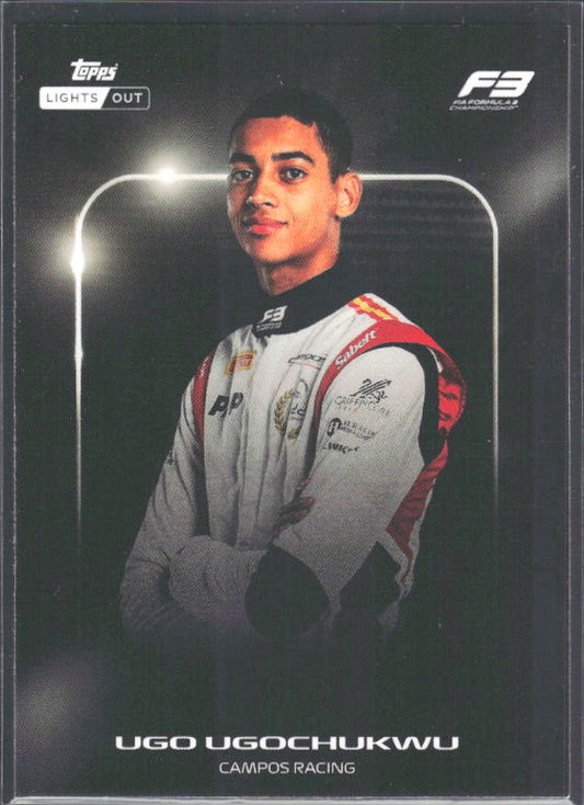 2026 Topps Formula 1 Lights Out Next Gen Ugo Ugochukwu - framsida