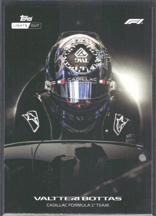 2026 Topps Formula 1 Lights Out Halo Valtteri Bottas - framsida