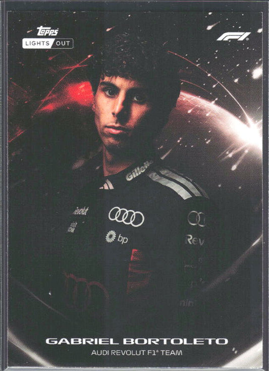 2026 Topps Formula 1 Lights Out Lights Out Gabriel Bortoleto - framsida