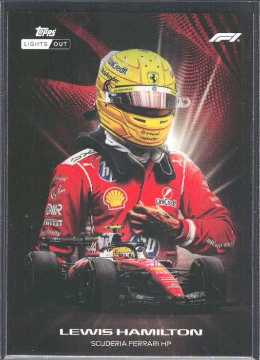 2026 Topps Formula 1 Lights Out Radiance Lewis Hamilton - framsida