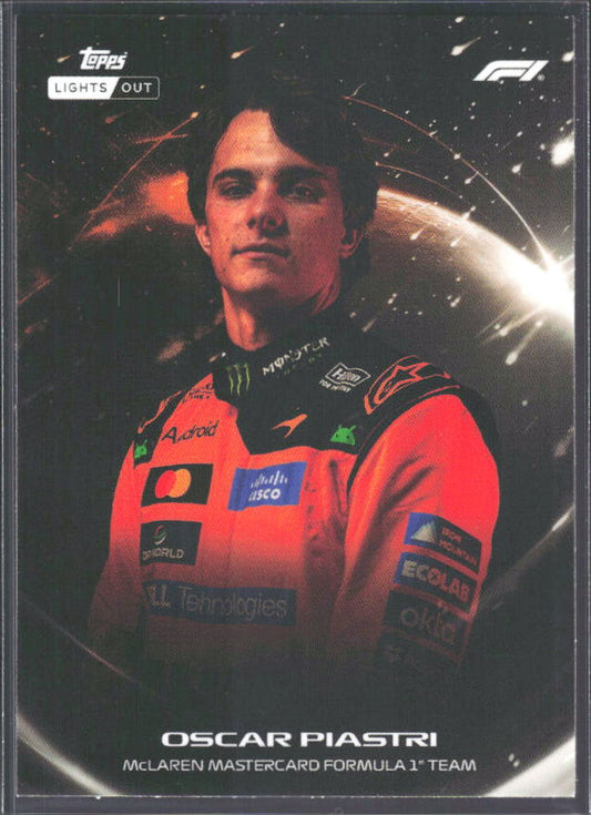 2026 Topps Formula 1 Lights Out Lights Out Oscar Piastri - framsida