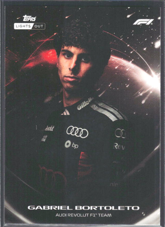 2026 Topps Formula 1 Lights Out Lights Out Gabriel Bortoleto - framsida