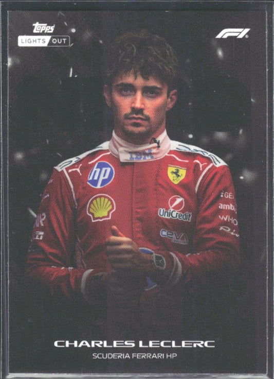 2026 Topps Formula 1 Lights Out Nero Charles Leclerc - framsida