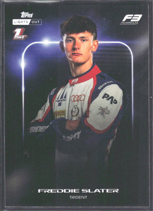 2026 Topps Formula 1 Lights Out Next Gen Freddie Slater - framsida