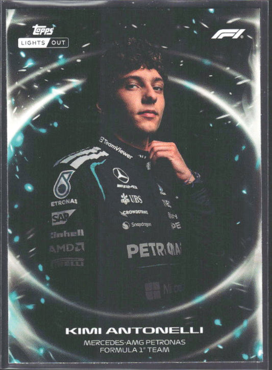2026 Topps Formula 1 Lights Out Ignite Kimi Antonelli - framsida