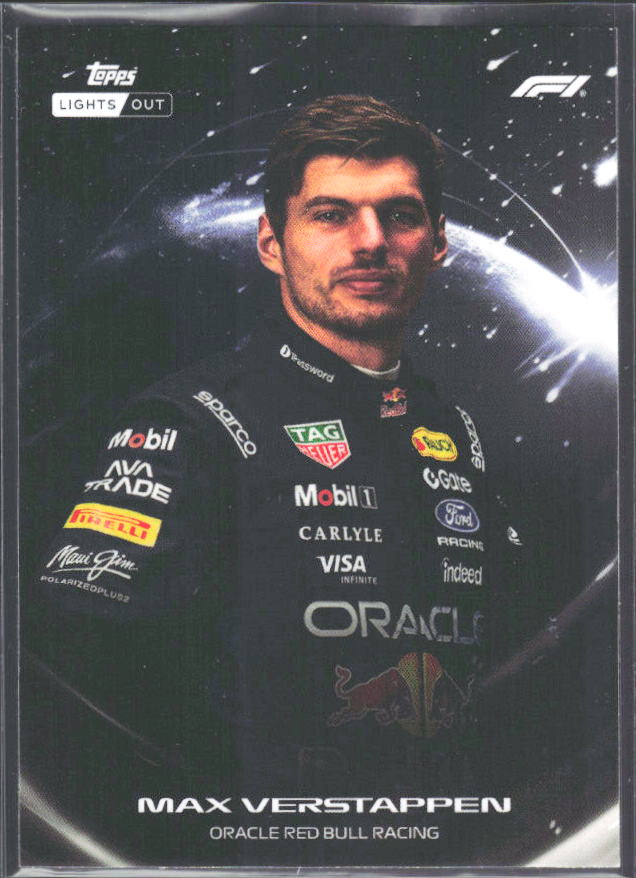 2026 Topps Formula 1 Lights Out Lights Out Max Verstappen - framsida