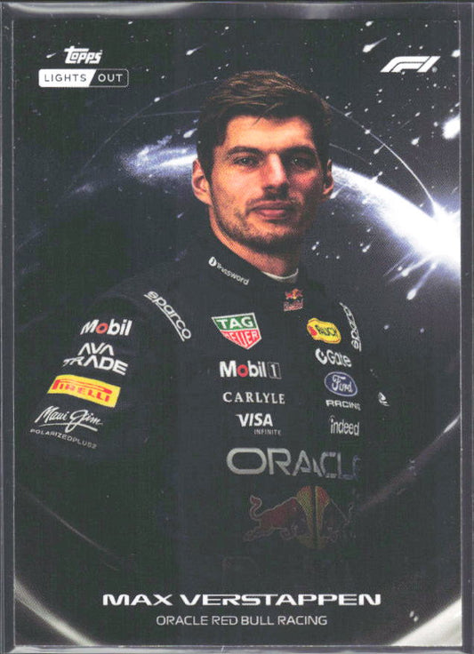 2026 Topps Formula 1 Lights Out Lights Out Max Verstappen - framsida