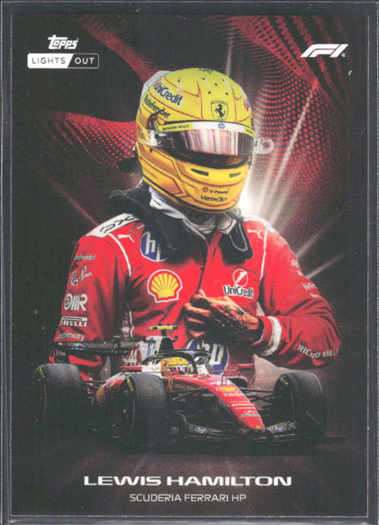 2026 Topps Formula 1 Lights Out Radiance Lewis Hamilton - framsida