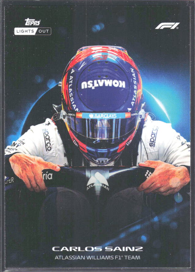 2026 Topps Formula 1 Lights Out Halo Carlos Sainz - framsida