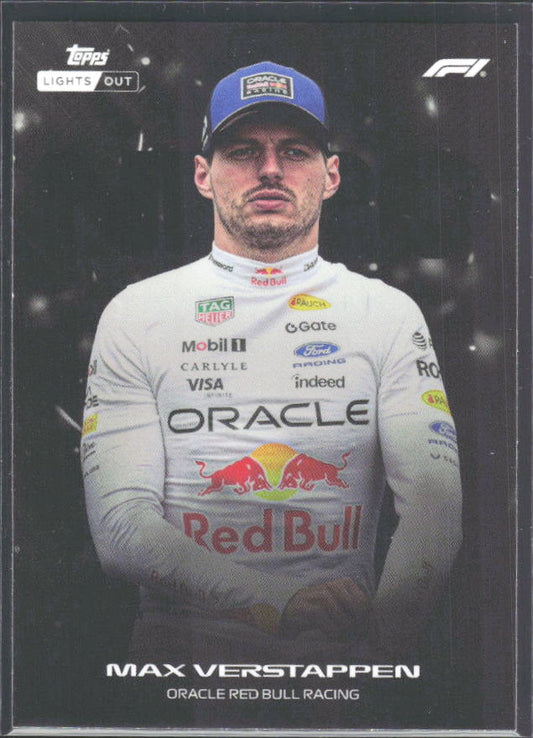 2026 Topps Formula 1 Lights Out Nero Max Verstappen - framsida
