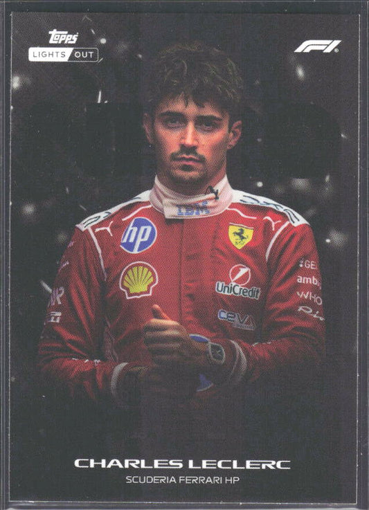 2026 Topps Formula 1 Lights Out Nero Charles Leclerc - framsida