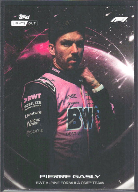 2026 Topps Formula 1 Lights Out Lights Out Pierre Gasly - framsida