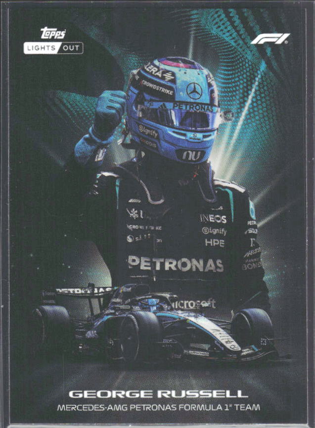 2026 Topps Formula 1 Lights Out Radiance George Russell - framsida