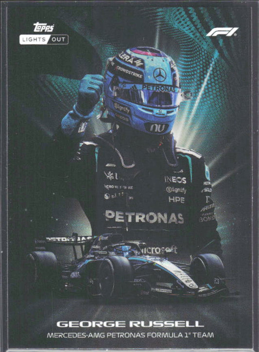 2026 Topps Formula 1 Lights Out Radiance George Russell - framsida