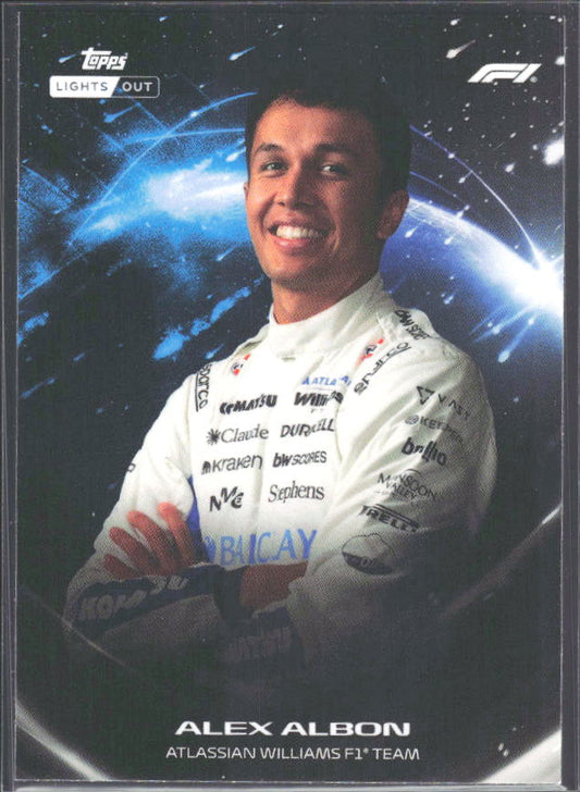 2026 Topps Formula 1 Lights Out Lights Out Alex Albon - framsida
