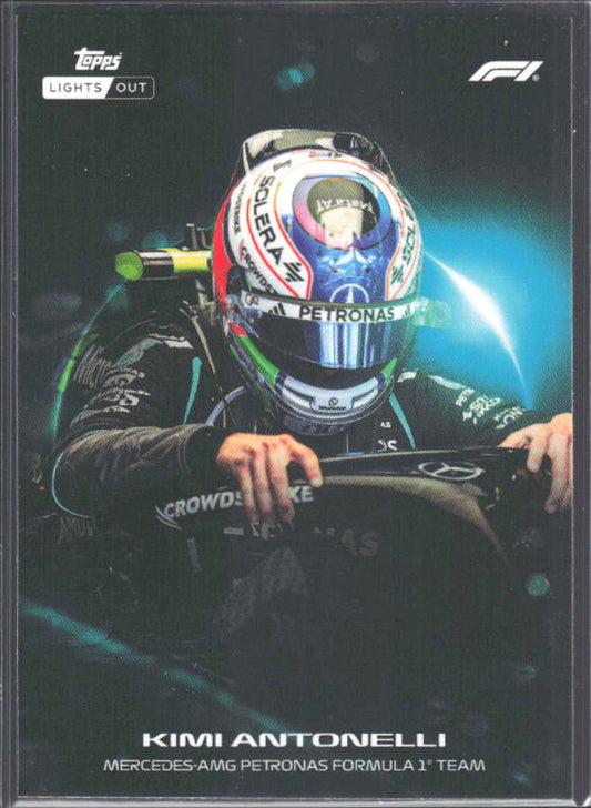 2026 Topps Formula 1 Lights Out Halo Kimi Antonelli - framsida
