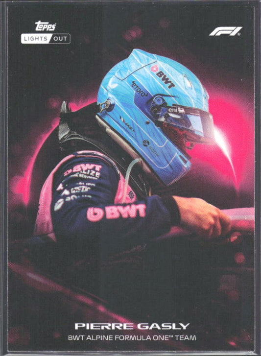 2026 Topps Formula 1 Lights Out Halo Pierre Gasly - framsida