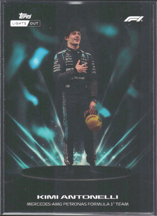 2026 Topps Formula 1 Lights Out Lumina Kimi Antonelli - framsida