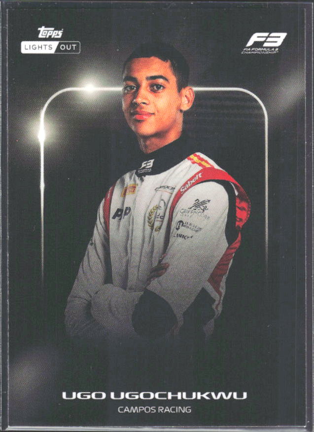 2026 Topps Formula 1 Lights Out Next Gen Ugo Ugochukwu - framsida