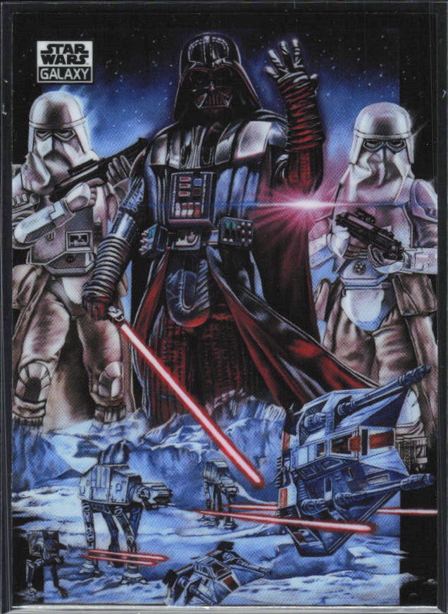 2026 Topps Star Wars Chrome Galaxy #45 Darth Vader at Hoth - framsida